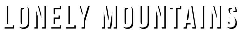 Lonely Mountains logo white